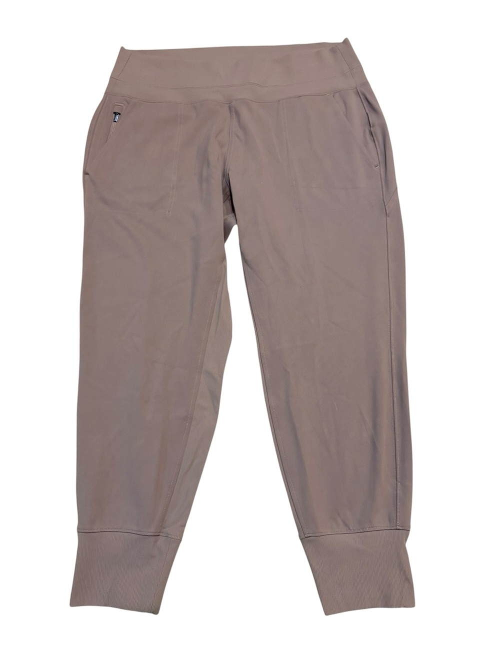 Athleta Tan Lightweight Active Joggers. Size L